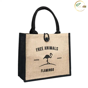 Bolsa de Almuerzo de Yute con Logotipo Personalizado para Regalos Corporativos y Eventos Promocionales - Product Image 2