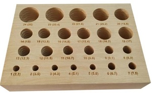 Support de perçage pour bijoux en fer, forme irrégulière, 12 trous, SUNTOOLS/STIPL, pour kit de fabrication de bijoux DIY - Product Image 3