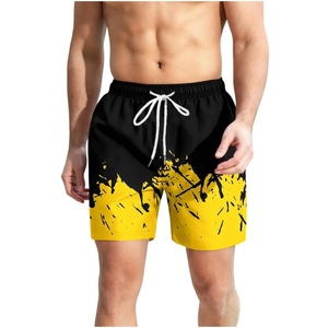 Men's Casual Quick-Dry Swim Trunks Green Compression Liner Zipper | Adjustable Fit Surfing Beach Gym | Machine Washable 100% - Product Image 3