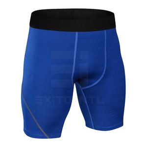 Shorts de compression pour hommes 2026 – Taille mi-haute, motif uni, en Spandex/Polyester, séchage rapide et coupe-vent, personnalisables – Vente en gros de qualité - Product Image 3