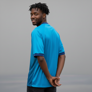 Camiseta de Fútbol Personalizada OEM de Alta Calidad, Transpirable, 100% Poliéster, para Hombre, Manga Corta, Diseño Sublimado, Camisetas Únicas 2026 - Product Image 3