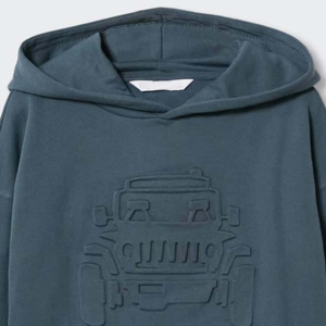 Nouveaux arrivages : sweats à capuche embossés style streetwear, séchage rapide, design personnalisé OEM, coupe slim, en vente. - Product Image 2