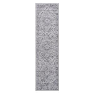 Collection LOOM LUXE – Ensembles de tapis 2x8 Argent/Orientaux, anti-chute de poils, pour la maison et le bureau, tapis élégants et résistants aux taches pour le salon - Product Image 2