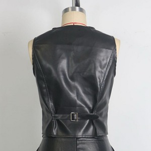 Chaleco de Cuero para Motociclistas, Chaleco de Moda para Motociclismo, Chaleco de Cuero Duradero y Cómodo para Mujer - Product Image 3