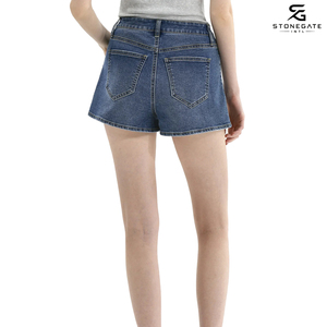 Men's <b>Black</b> Denim <b>Shorts</b> Baggy Low Waist Retro Hip Hop Style Cotton Washed <b>Jeans</b> <b>Shorts</b> Casual Gym Streetwear 2026 - Product Image 4