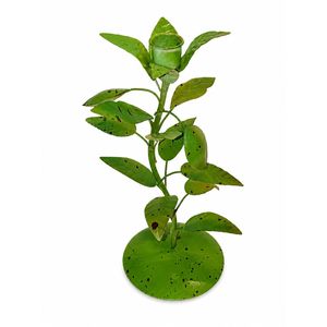 Portavelas Metálico Botánico Artístico, Soporte para Velas de Té con Hojas Verdes, Centro de Mesa Decorativo Hecho a Mano para Bodas, Eventos y Hogar - Product Image 1
