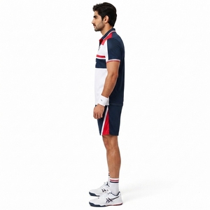 Tenue de sport athlétique à séchage rapide, personnalisable par sublimation, uniforme de tennis haut de gamme, tissu polyester respirant, évacuation de l'humidité - Product Image 4
