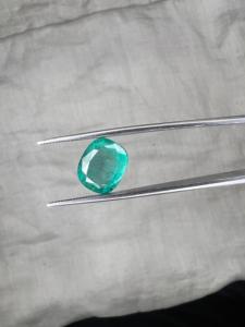 4.72ct <b>Real</b> Green Beryl Cushion Brilliant Cut Loose Precious <b>Crystal</b> Factory Price - Product Image 2