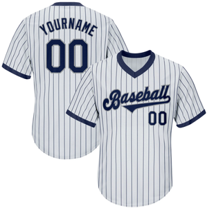 เสื้อเบสบอลทีม โพลีเอสเตอร์ คอวี ไม่มีกระดุม ขายส่ง - Product Image 2