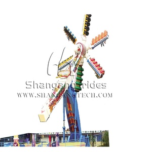 Emozionante Giostra a Forma di Mulino a Vento ad Alta Velocità, Grande Attrazione Rotante per Parchi Divertimento - Product Image 6