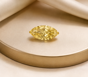 Diamante Cultivado en Laboratorio en Forma de Marquesa, Color Amarillo Intenso de Lujo, de 1.00 a 1.10 Quilates, VVS2 VS1, Calidad Premium para Joyería - Product Image 3