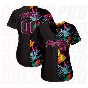 เสื้อเบสบอลผู้ชายทีมโตรอนโต เสื้อแบบสั่งทำพิเศษ ปักโลโก้ เย็บติดอย่างประณีต ชุดยูนิฟอร์มแท้ เสื้อเบสบอลลายใบปาล์มเขตร้อน - Product Image 2