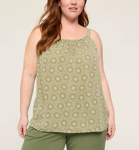 2027 Personalizado OEM 100% Algodón Casual Moda Camiseta sin Mangas Tallas Grandes para Mujer Venta al por Mayor Chaleco con Estampado Floral Teñido en Hilo Cuello Redondo - Product Image 3