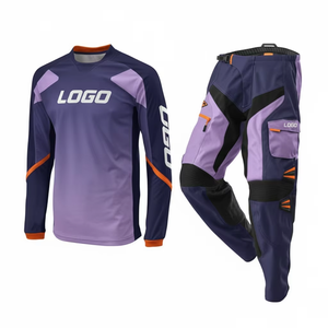 Ensemble de motocross personnalisable imprimé, style unique, fabrication professionnelle, maillot et pantalon de course moto, séchage rapide pour l'été - Product Image 6