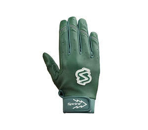 ถุงมือตีเบสบอลสีเขียวป่าพร้อมโลโก้สั่งทำ - หนังแกะแท้รับรองมาตรฐาน REACH - ผู้ผลิตถุงมือตีเบสบอล - Product Image 2