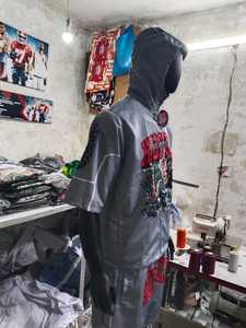 Custom Logo Windbreaker <b>Pullover</b> <b>Jacket</b> And Short Printed Best Selling Nylon Made Winter <b>Jacket</b> High Quality Windbreaker Set. - Product Image 2