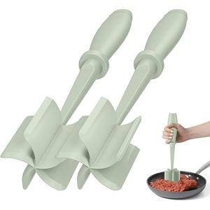 Tritacarne a 5 lame con design a girandola, in nylon resistente al calore, per hamburger e miscelatore alimentare - Nero - Product Image 1