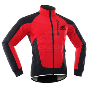 Veste de cyclisme sur route personnalisée, très vendue, col montant, manches longues, séchage rapide, Spandex/Polyester, poches arrière ajustées - Product Image 2