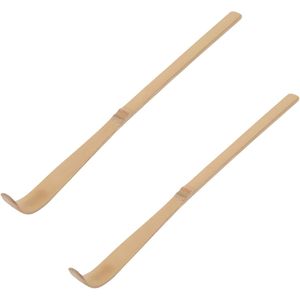 2 pz. Cucchiaio Tradizionale Giapponese in Bambù Marrone da 18 cm per Matcha, Caffè ed Espresso - Durevole ed Ecologico - Product Image 1