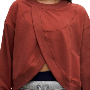 Pull à capuche d'hiver pour femmes Col doux Manches longues Polaire Écologique Vêtements décontractés de rue Fournisseur en gros - Product Image 6