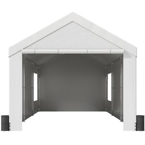 Garage Portatile Extra Large 12 X 20 ft, Resistente, con Finestre Ventilate e Pareti Laterali Rimovibili, per Parcheggio di 3 Auto - Product Image 1