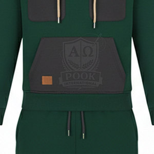 ชุดวอร์มผู้ชายแบบมีฮู้ดสำหรับฤดูหนาว ผ้าเนื้อนุ่ม ระบายอากาศได้ดี เป็นมิตรกับสิ่งแวดล้อม ดีไซน์ใหม่ ขายออนไลน์  สั่งซื้อขั้นต่ำน้อย - Product Image 3