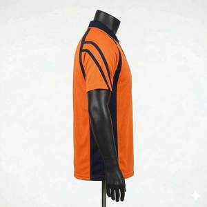 Camiseta de Hombre de Moda, de Alta Calidad, con Logotipo Personalizado Impreso, Tejida, Transpirable, Última Novedad en Venta, Servicio OEM, Diseño Sólido, Manga Corta - Product Image 3