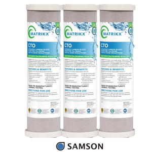 Filtre à bloc de carbone catalytique durable pour purificateurs d'eau de 10 pouces, certifié NSF, matériau standard, filtre à eau de premier ordre - Product Image 1