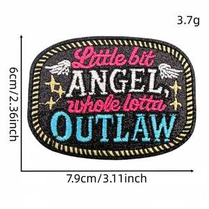 Patchs brodés de fleurs botaniques de haute qualité avec motif de fil personnalisé, appliqués thermocollants en tissu sergé pour vêtements, sacs et chapeaux - Product Image 3
