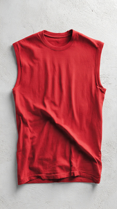 Nouveauté : T-shirts sans manches pour hommes en coton et polyester, prix de gros abordable, lavables - Product Image 5