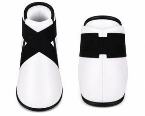 Chaussures de boxe au design professionnel, gants Golden Wave Protector, légers, respirants, en cuir PU, couleur personnalisée, bande élastique - Product Image 4