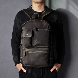 Mochila Profesional de Cuero Genuino para Portátil, Estilo Moderno para Mujer, Ligera y Relajada, la Más Popular - Product Image 4