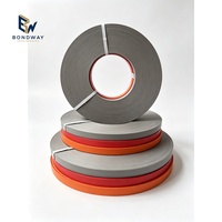 Bande de chant PVC imitation bois, autocollante, finition mate, rouleau de 0,4-3 mm d'épaisseur, largeur personnalisée de 22 mm, pour porte de placard en MDF
