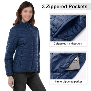 Women’s <b>Puffer</b> <b>Jacket</b> Winter Warm Quilted Outdoor Wear Breathable Solid Color Regular Wear Wholesale <b>Cheap</b> Price Women <b>Jacket</b> - Product Image 3