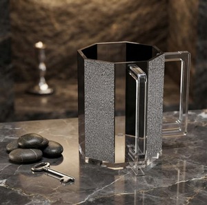 2026 ArtfulCosmos Nouvelle étagère d'angle moderne personnalisée en acrylique transparent (Lucite) pour usage Judaica - Product Image 1