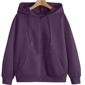 Sweat-shirt à capuche unisexe personnalisé, entièrement zippé, en molleton épais, avec fermeture éclair YKK, idéal pour la personnalisation et l'impression. - Product Image 1