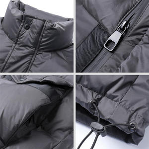 Veste d'hiver imperméable pour homme, légère, chaude, isolée, à capuche, fabricant OEM ODM - Product Image 4