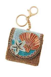 Creative Seed Beads Embroidery <b>Keychain</b> <b>Personalized</b> college Vibrant Seed Beads Beaded Embroidery <b>Keychain</b> Custom Made Design - Product Image 2