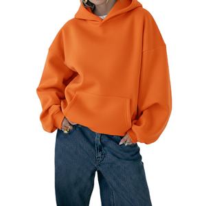 Sudadera Casual de Moda de 280g, Cuello Redondo, Unisex, Lisa, Blanca o Negra, Sudadera de Color Puro Personalizable - Product Image 1