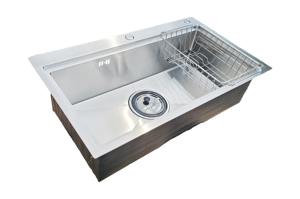 Fregadero de Cocina de Acero Inoxidable 304, de un Solo Tazón, para Instalar Bajo Encimera, Tamaño Personalizado, Acabado Satinado, Uso en Cocina de Alta Resistencia - Product Image 3