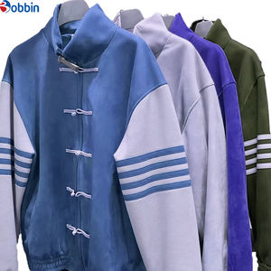 Veste d'hiver tendance pour homme, nouveau produit, best-seller, col montant, boutons plats, coupe ample avec poches - Product Image 2