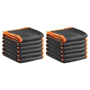 ผ้าห่มคลุมของย้ายบ้านขนาดใหญ่ 12 ผืน 72 x 40 นิ้ว ผ้าไม่ทออย่างหนา บุด้วยใยฝ้าย น้ำหนัก 32 ปอนด์/ดัน สำหรับคลุมเฟอร์นิเจอร์ - Product Image 6