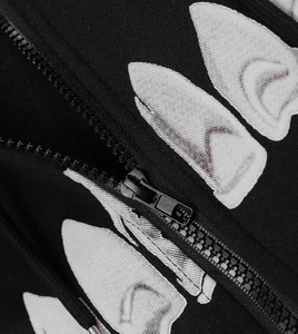 Vente en gros de sweats à capuche streetwear surdimensionnés en coton lourd avec impression graphique, fabricant sur mesure au Pakistan - Product Image 4