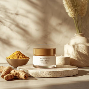Gel Visage au Curcuma Anti-Acné Éclaircissant Soin de la Peau pour Tous Types de Peau Marque Privée OEM - Product Image 3
