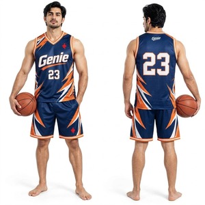 Conjunto de Uniforme de Baloncesto, Jersey Deportivo con Pantalones Cortos a Juego, Transpirable, Ligero, Ropa Deportiva para Equipo, Entrenamiento, Juego, Competencia, Práctica - Product Image 2