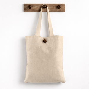 Bolsa de Tela Ecológica Personalizada, de Algodón Reciclado, con Impresión Serigrafiada, para Compras, Almacenamiento, con Logotipo Promocional, para Uso Diario, para Todas las Temporadas - Product Image 1