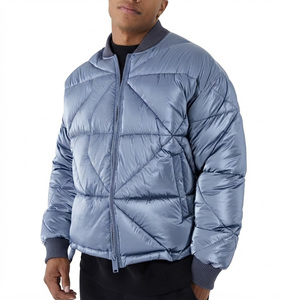 Chaqueta acolchada ligera de poliéster con relleno alternativo de plumón, estilo urbano, venta al por mayor, envío inmediato - Product Image 5