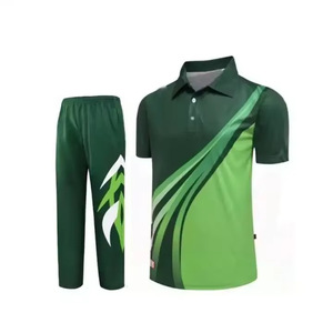 Nuevo Diseño de Camiseta y Pantalones de Cricket 100% Poliéster con Logotipo Personalizado en la Parte Delantera, de Secado Rápido y Transpirable - Product Image 5