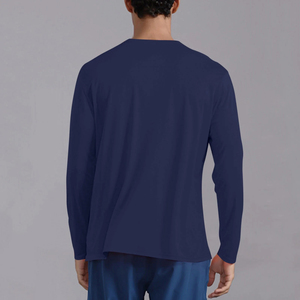 Camiseta de Manga Larga para Hombre, Corte Ajustado, Informal, de Algodón, Estilo Moderno, 100% Poliéster, Ecológica, Transpirable, Disponible en Todas las Tallas - Product Image 3