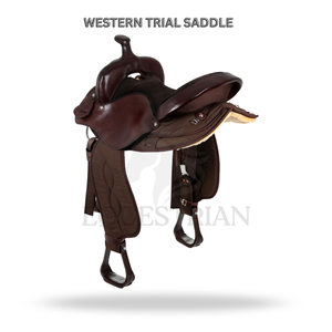 Western Trail Saddle Horse Riding Saddle Equestrian <b>Equipment</b> - Product Image 2